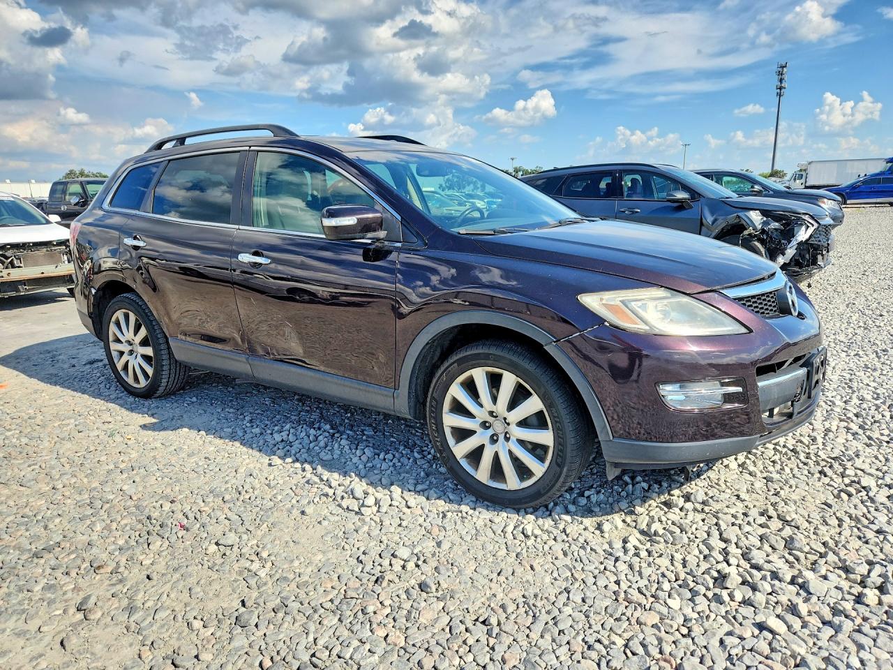 2008 Mazda Cx-9 Purple vin: JM3TB38A180160171