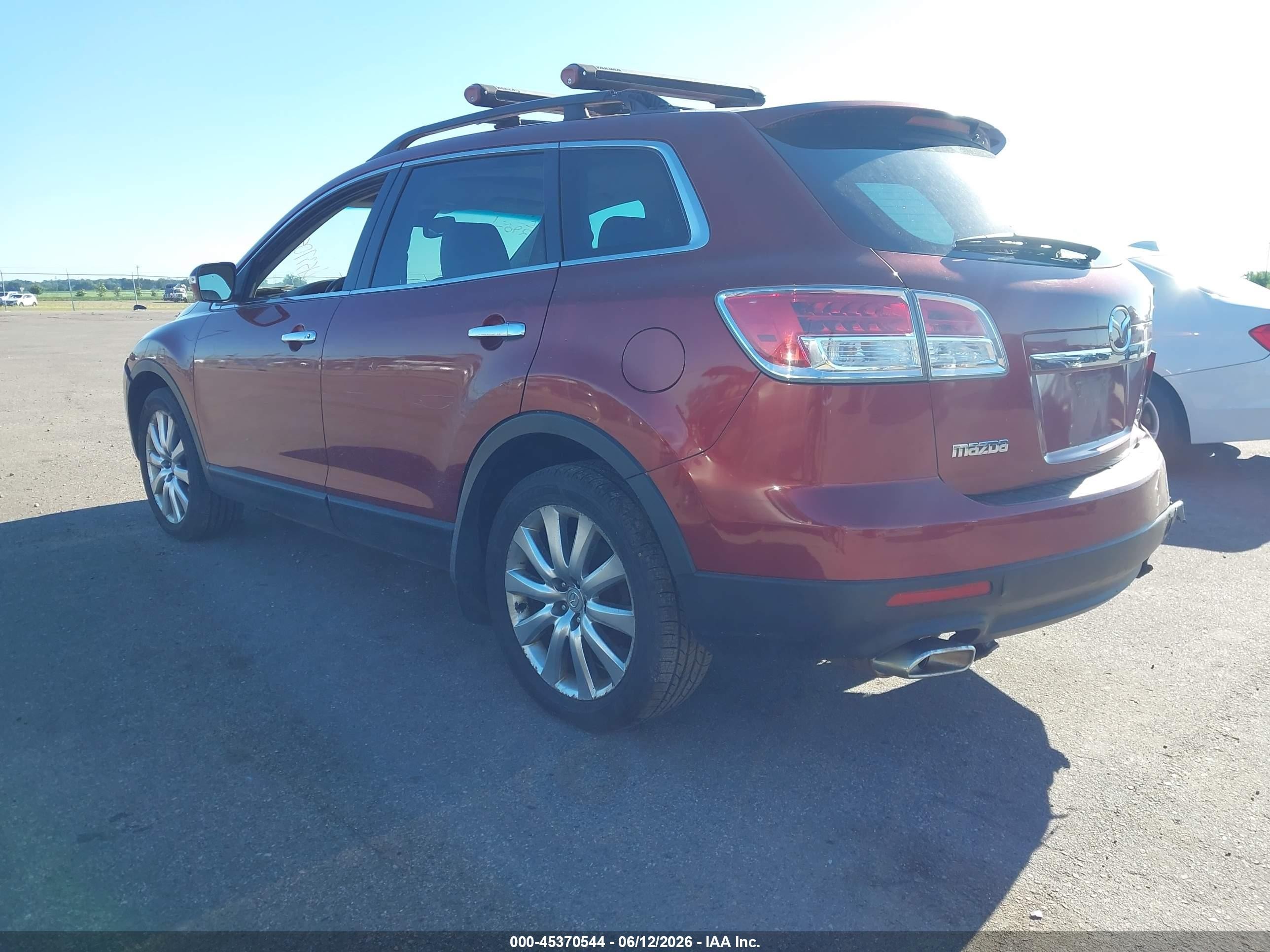 2009 Mazda Cx-9 Grand Touring Red vin: JM3TB38A190180082