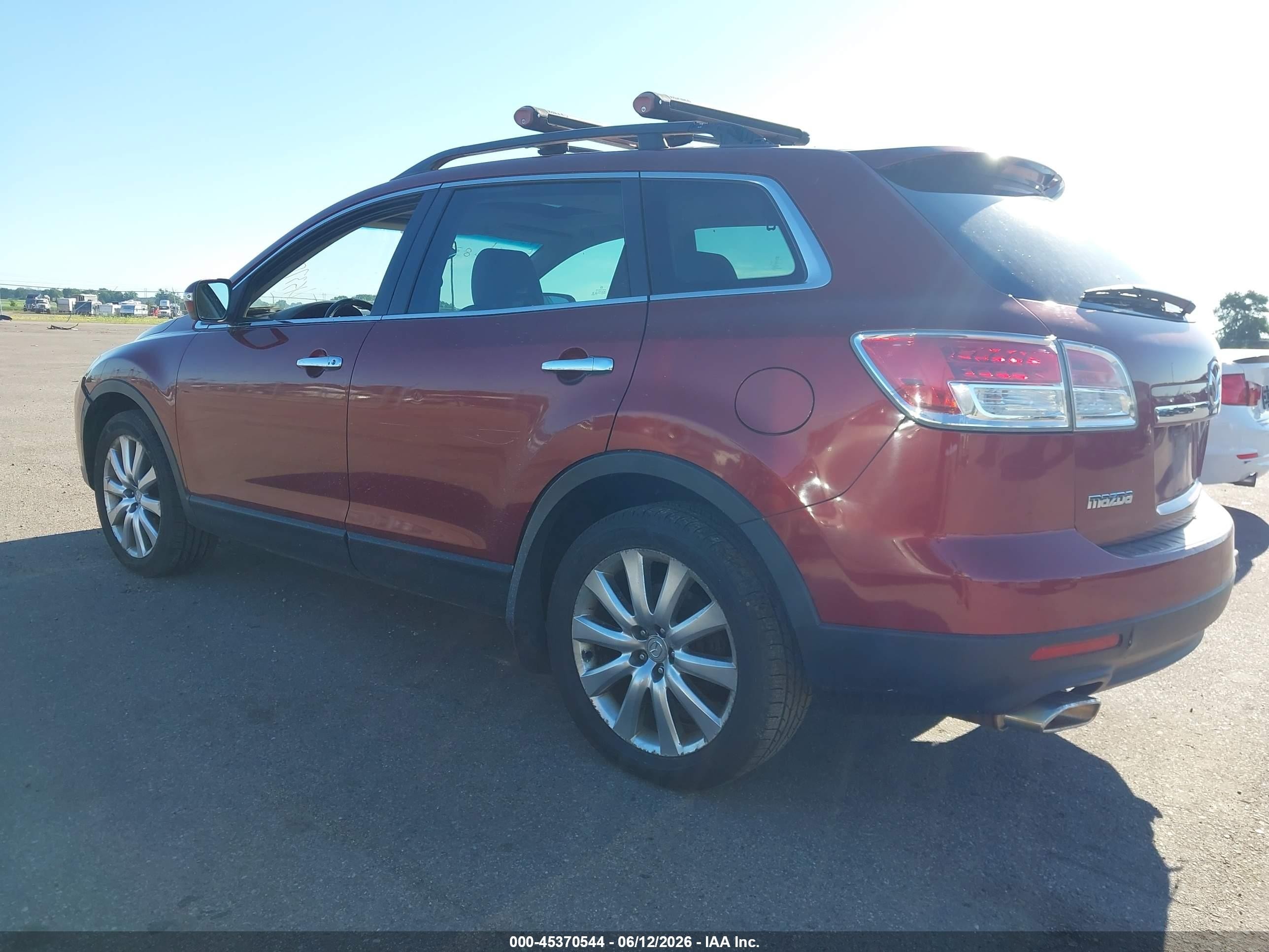 2009 Mazda Cx-9 Grand Touring Red vin: JM3TB38A190180082