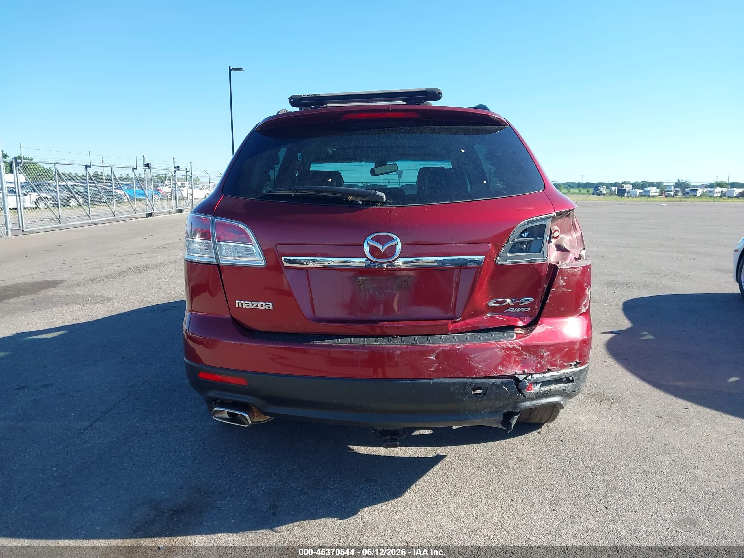 2009 Mazda Cx-9 Grand Touring Red vin: JM3TB38A190180082