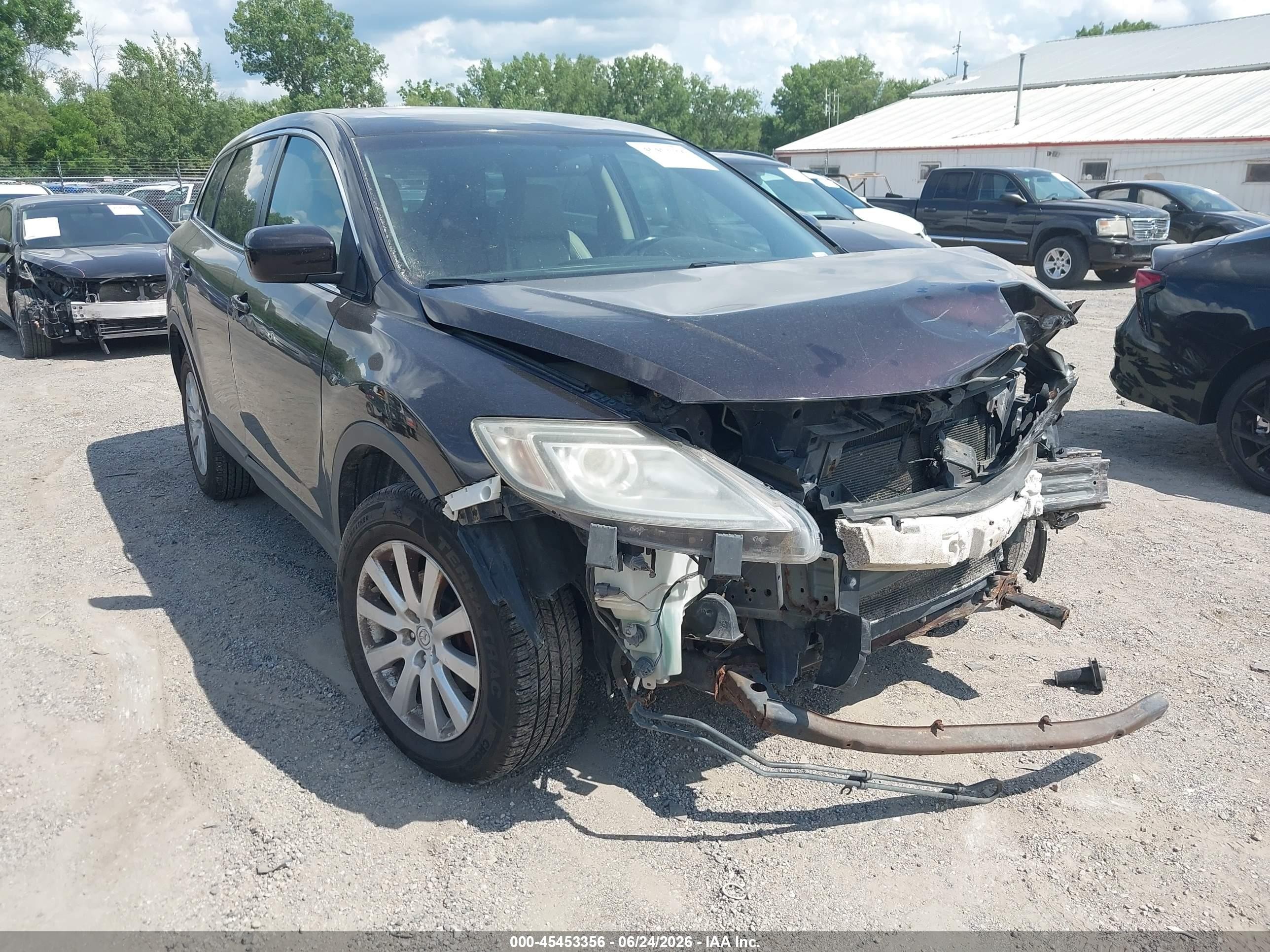 2009 Mazda Cx-9 Touring Purple vin: JM3TB38A290166787