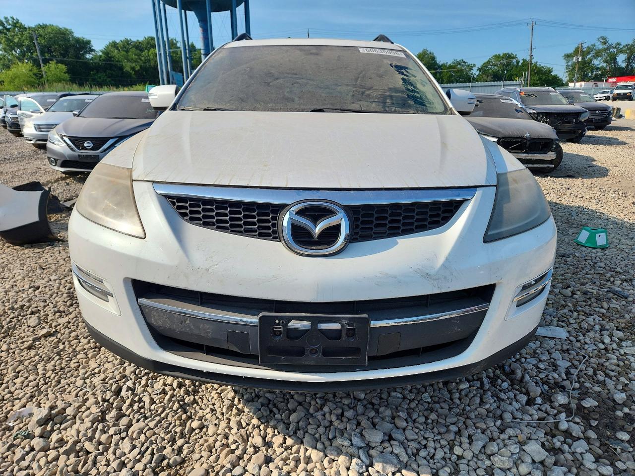 2008 Mazda Cx-9 4d White vin: JM3TB38A380126409