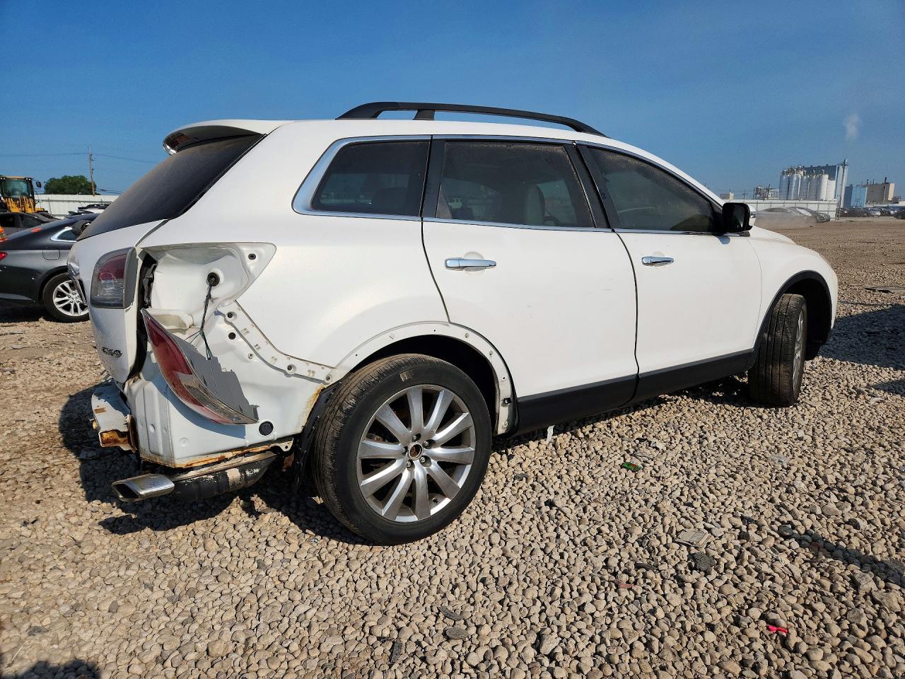 2008 Mazda Cx-9 4d White vin: JM3TB38A380126409