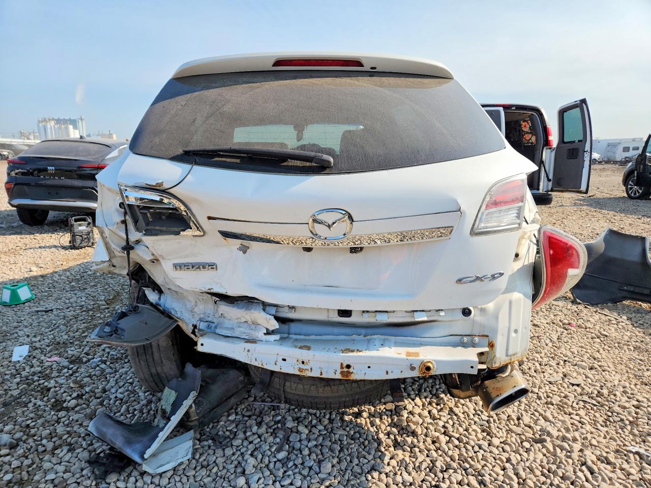 2008 Mazda Cx-9 4d White vin: JM3TB38A380126409