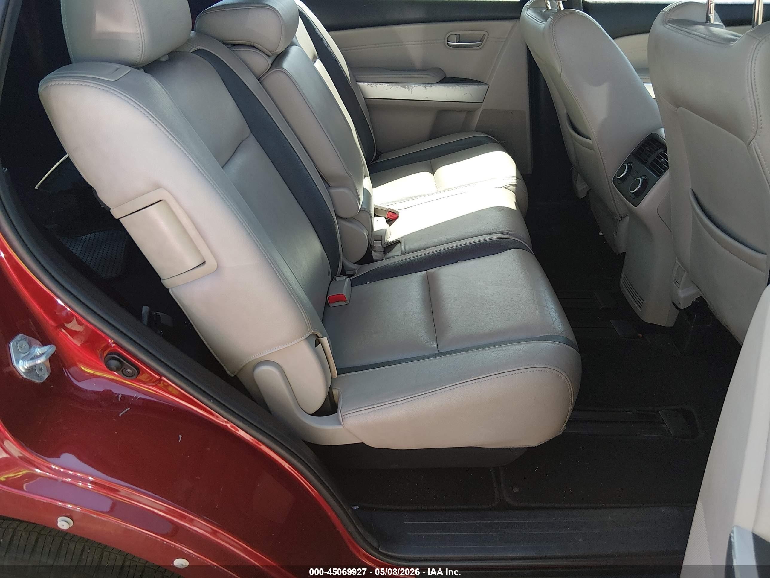 2008 Mazda Cx-9 Grand Touring Red vin: JM3TB38A380140326