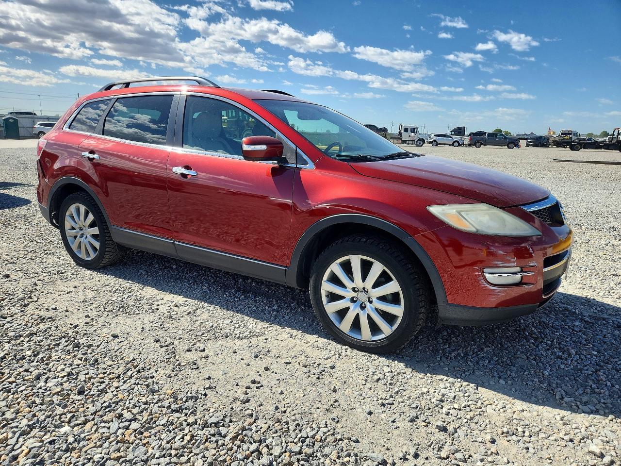 2008 Mazda Cx-9 Red vin: JM3TB38A480122384