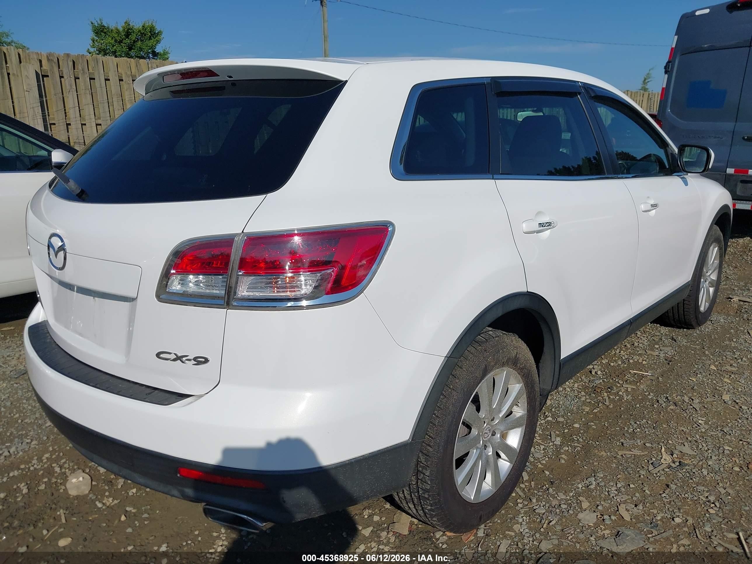 2008 Mazda Cx-9 Sport Белый vin: JM3TB38A580131577