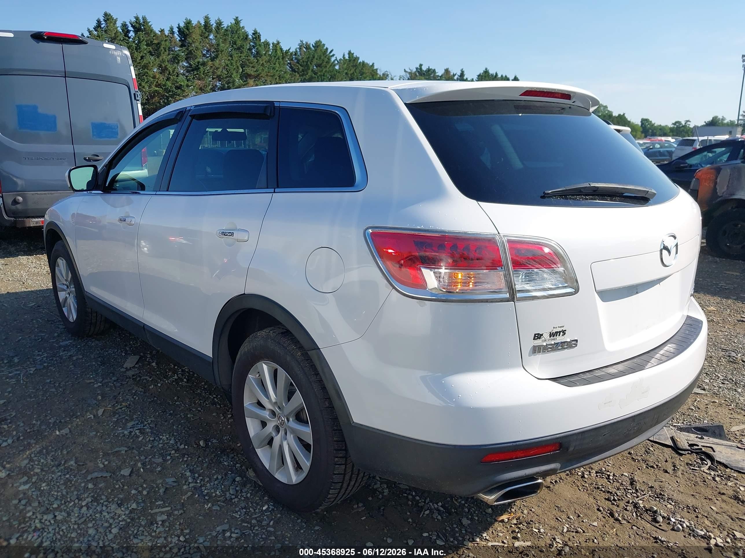 2008 Mazda Cx-9 Sport Белый vin: JM3TB38A580131577