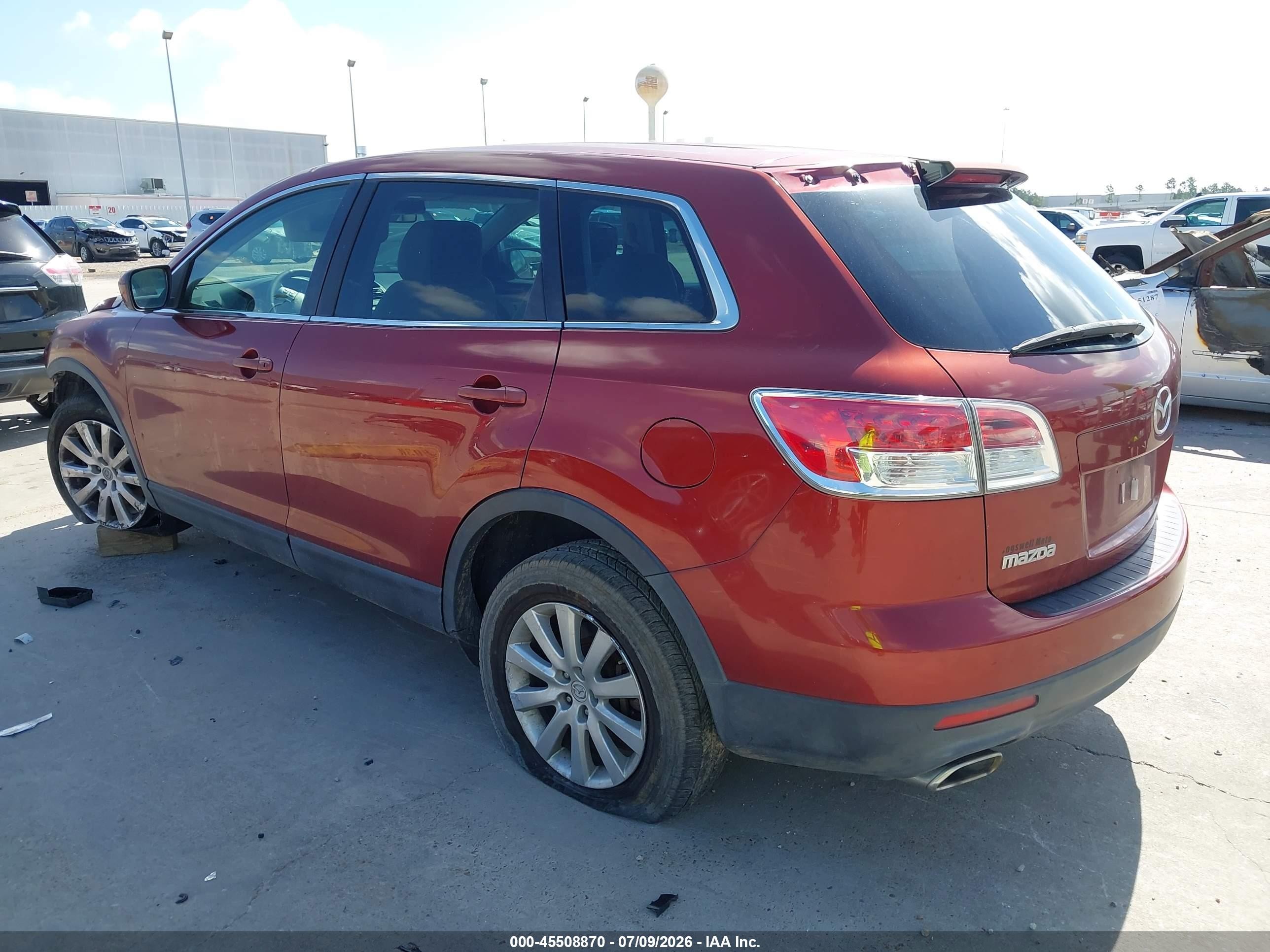 2008 Mazda Cx-9 Touring Red vin: JM3TB38A580161341