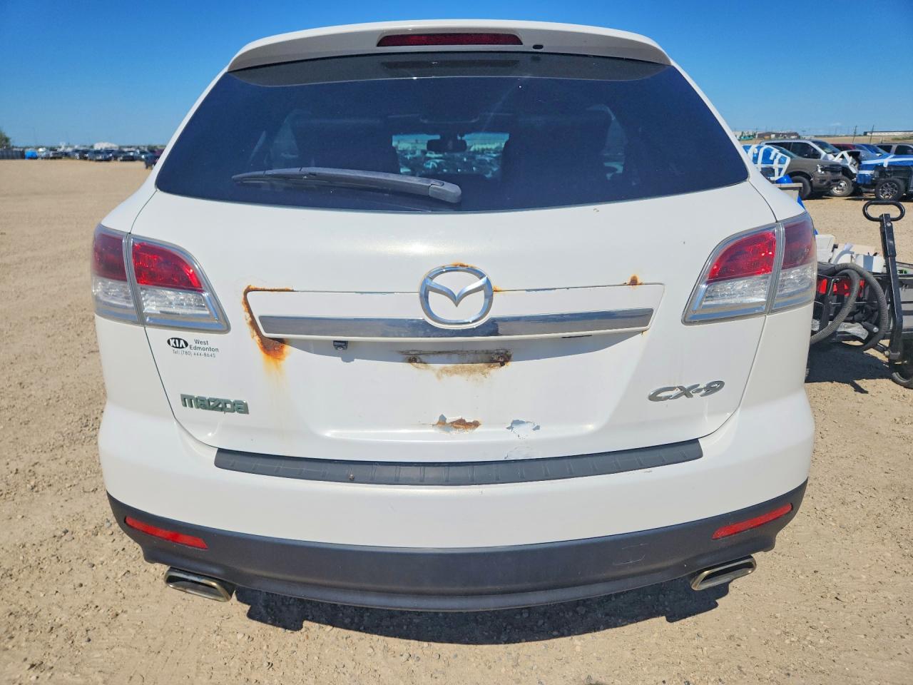 2009 Mazda Cx-9 White vin: JM3TB38A590168646