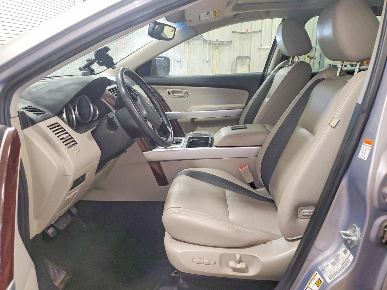 2008 Mazda Cx-9 Silver vin: JM3TB38A680125528