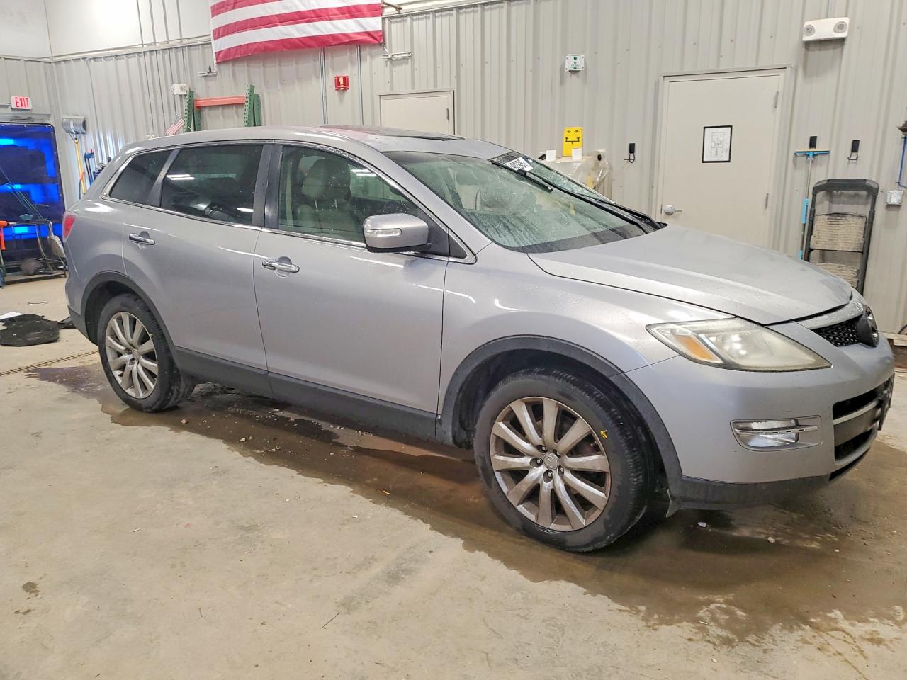2008 Mazda Cx-9 Silver vin: JM3TB38A680125528