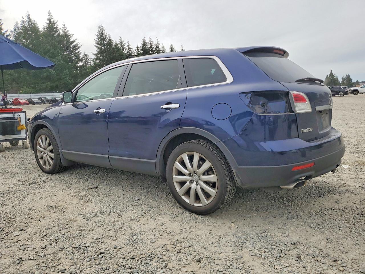 2008 Mazda Cx-9 Blue vin: JM3TB38A680135329