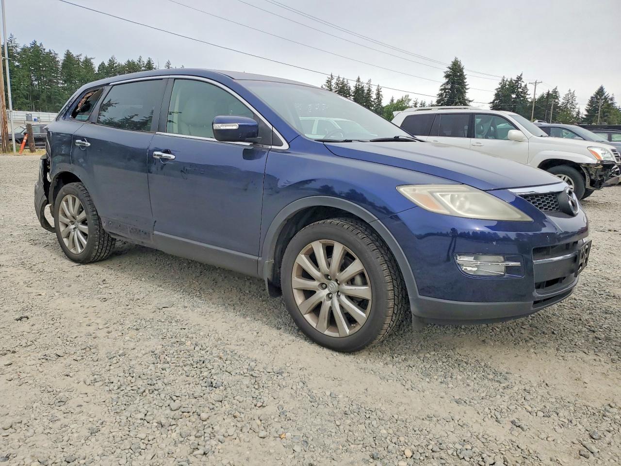 2008 Mazda Cx-9 Blue vin: JM3TB38A680135329