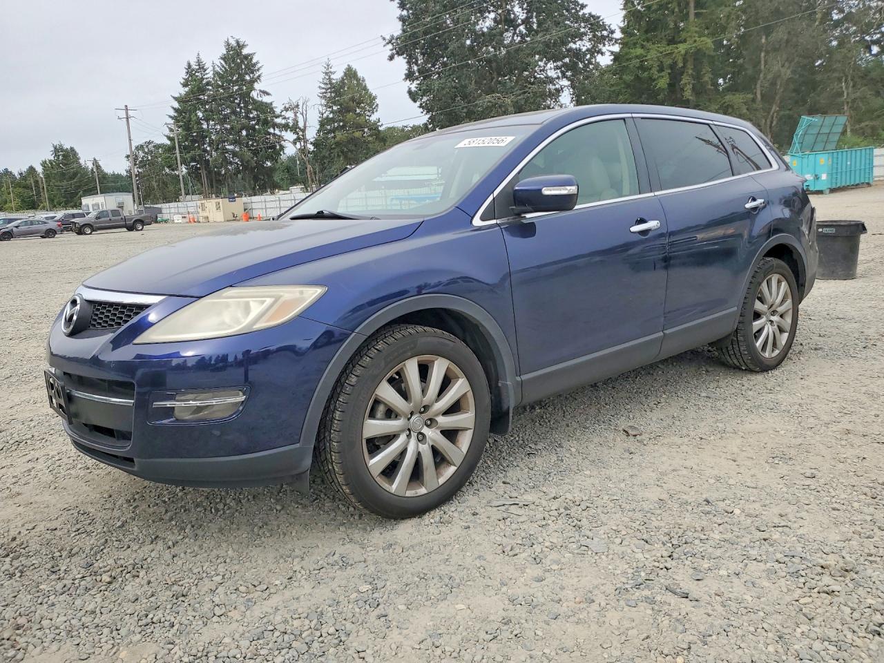 2008 Mazda Cx-9 Blue vin: JM3TB38A680135329