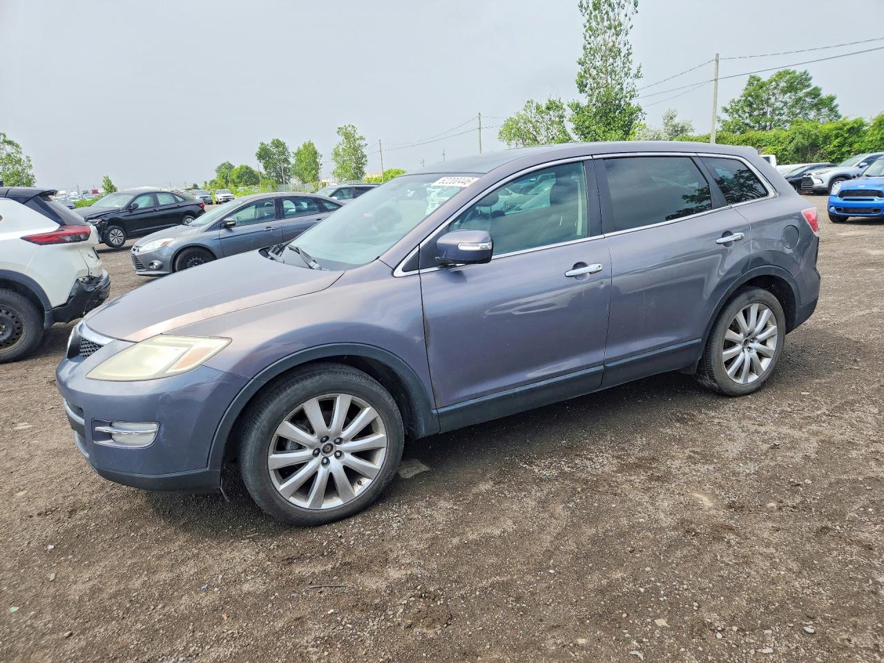 2008 Mazda Cx-9 Charcoal vin: JM3TB38A680146038