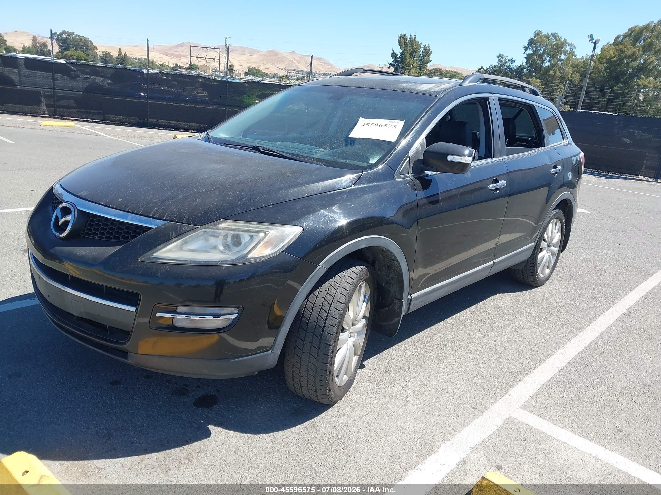 2008 Mazda Cx-9 Grand Touring Black vin: JM3TB38A680156486