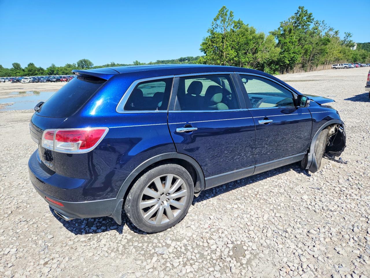 2008 Mazda Cx-9 Blue vin: JM3TB38A780149238
