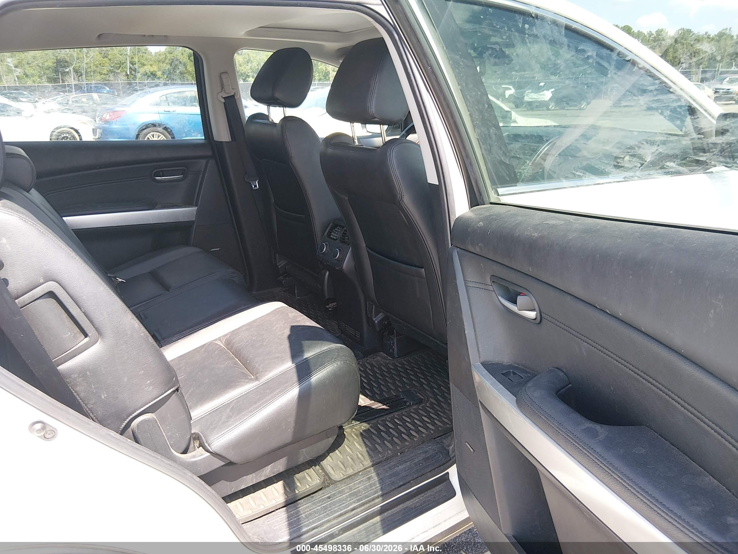 2009 Mazda Cx-9 Grand Touring White vin: JM3TB38A790178899