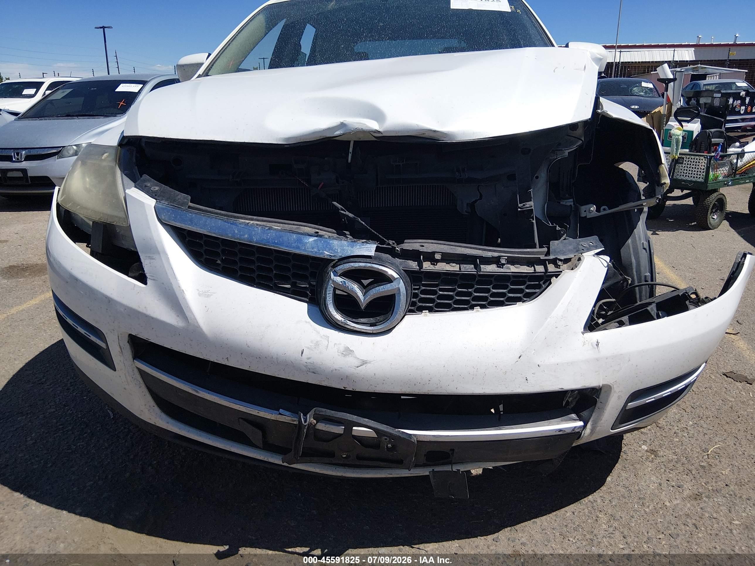 2009 Mazda Cx-9 Touring White vin: JM3TB38A890178099