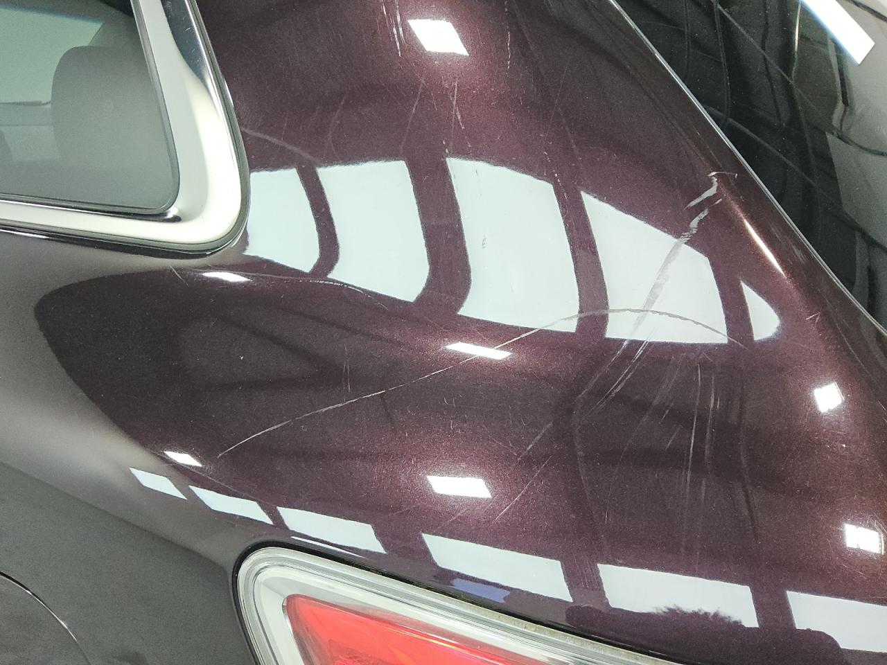 2008 Mazda Cx-9 Burgundy vin: JM3TB38A980163741 Damage: Left Qtr Panel, Heavy Scratch, 4 To 5 Inches
