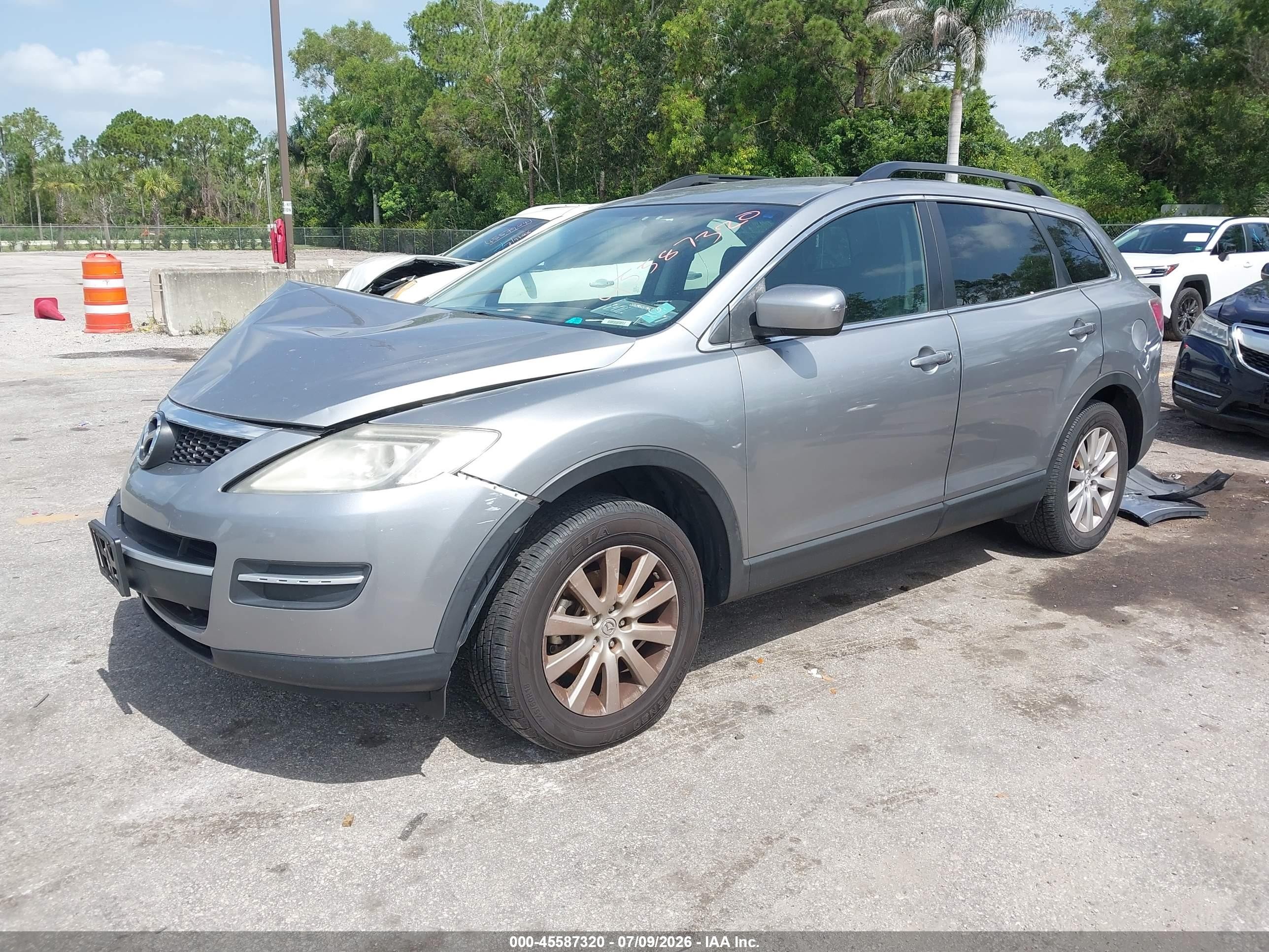 2009 Mazda Cx-9 Sport Gray vin: JM3TB38A990177611