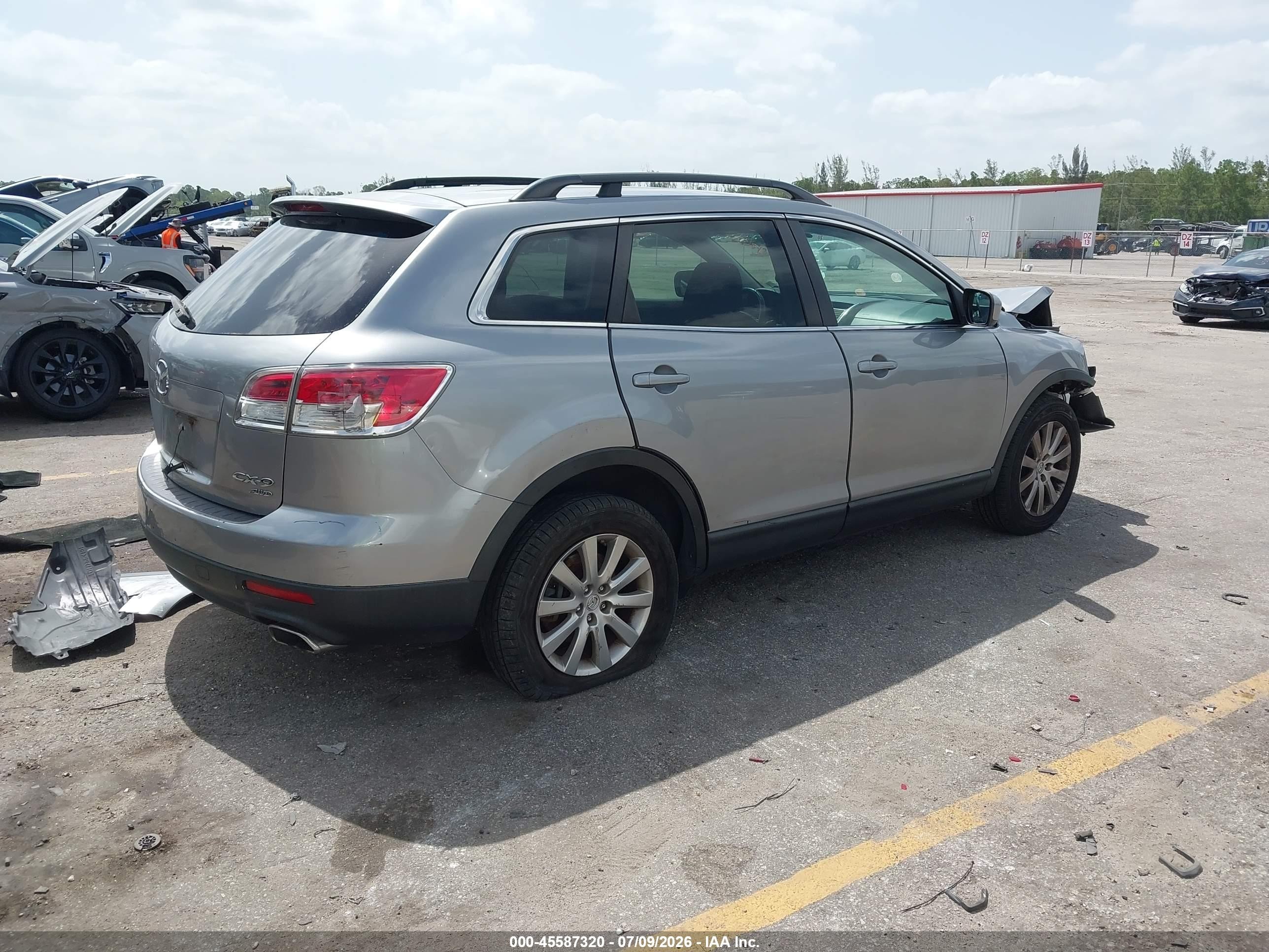 2009 Mazda Cx-9 Sport Gray vin: JM3TB38A990177611