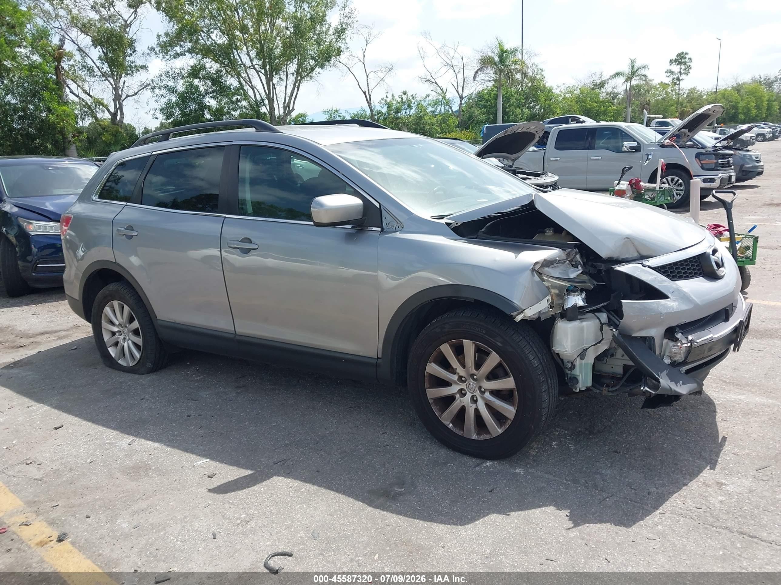 2009 Mazda Cx-9 Sport Gray vin: JM3TB38A990177611