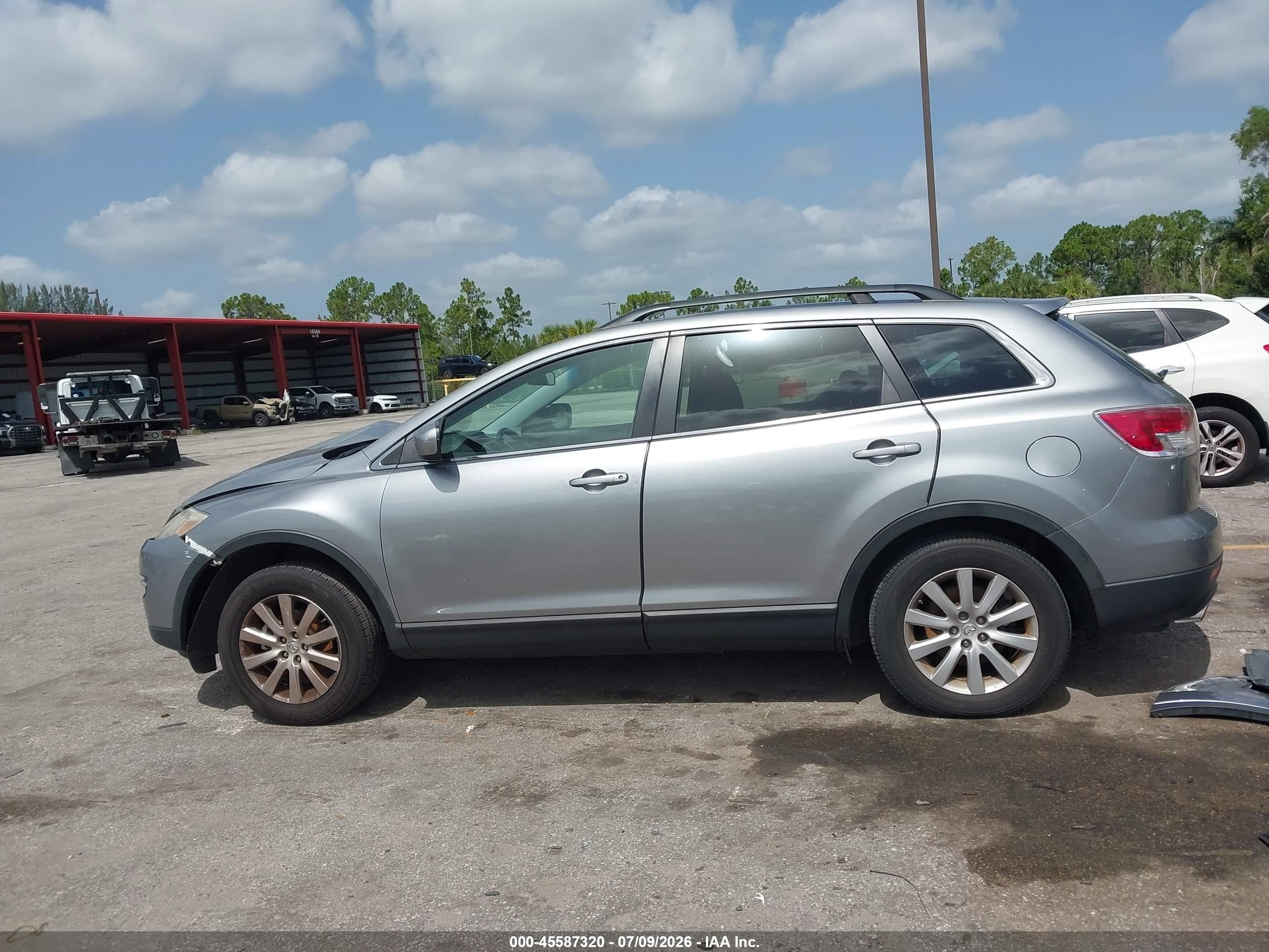 2009 Mazda Cx-9 Sport Gray vin: JM3TB38A990177611