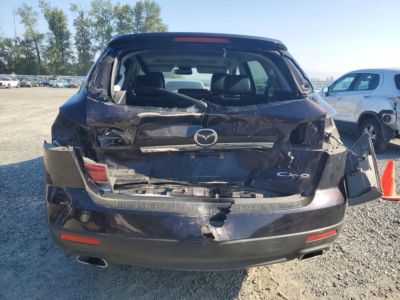 2008 Mazda Cx-9 Black vin: JM3TB38AX80130392