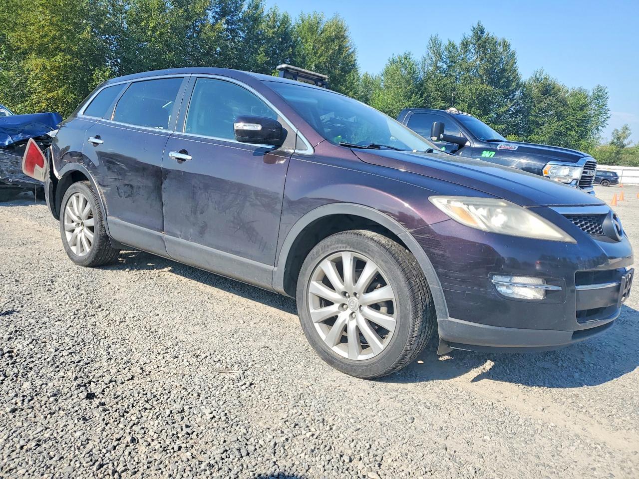 2008 Mazda Cx-9 Black vin: JM3TB38AX80130392