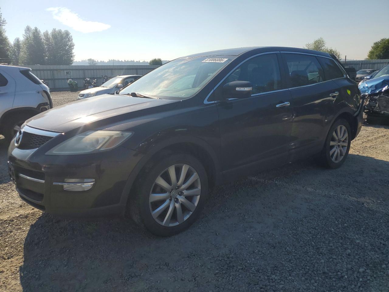 2008 Mazda Cx-9 Black vin: JM3TB38AX80130392
