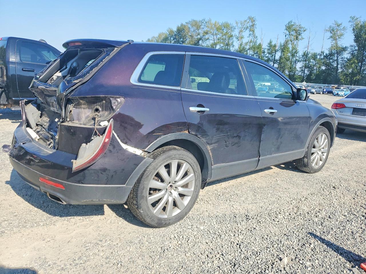 2008 Mazda Cx-9 Black vin: JM3TB38AX80130392