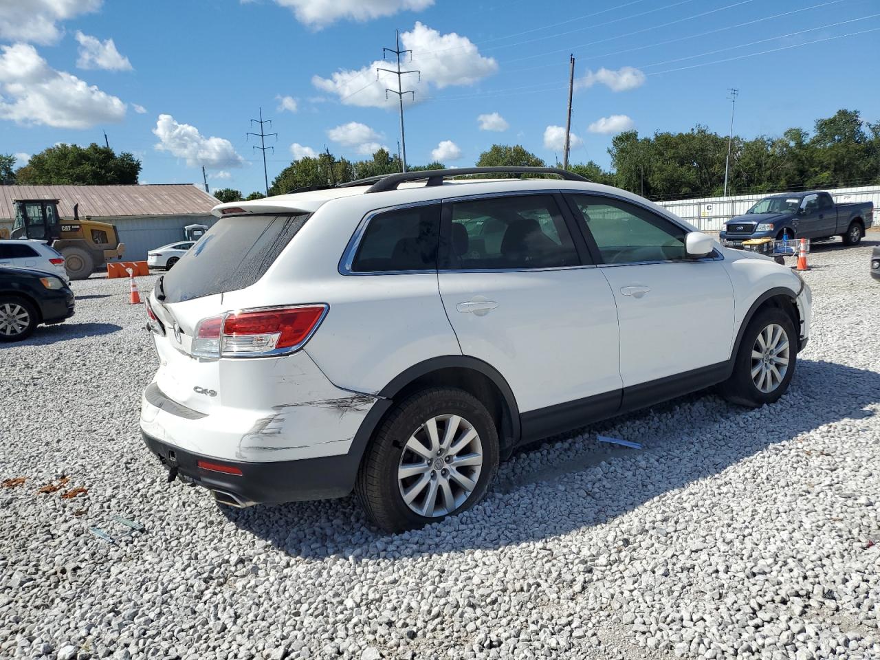 2008 Mazda Cx-9 White vin: JM3TB38AX80149766