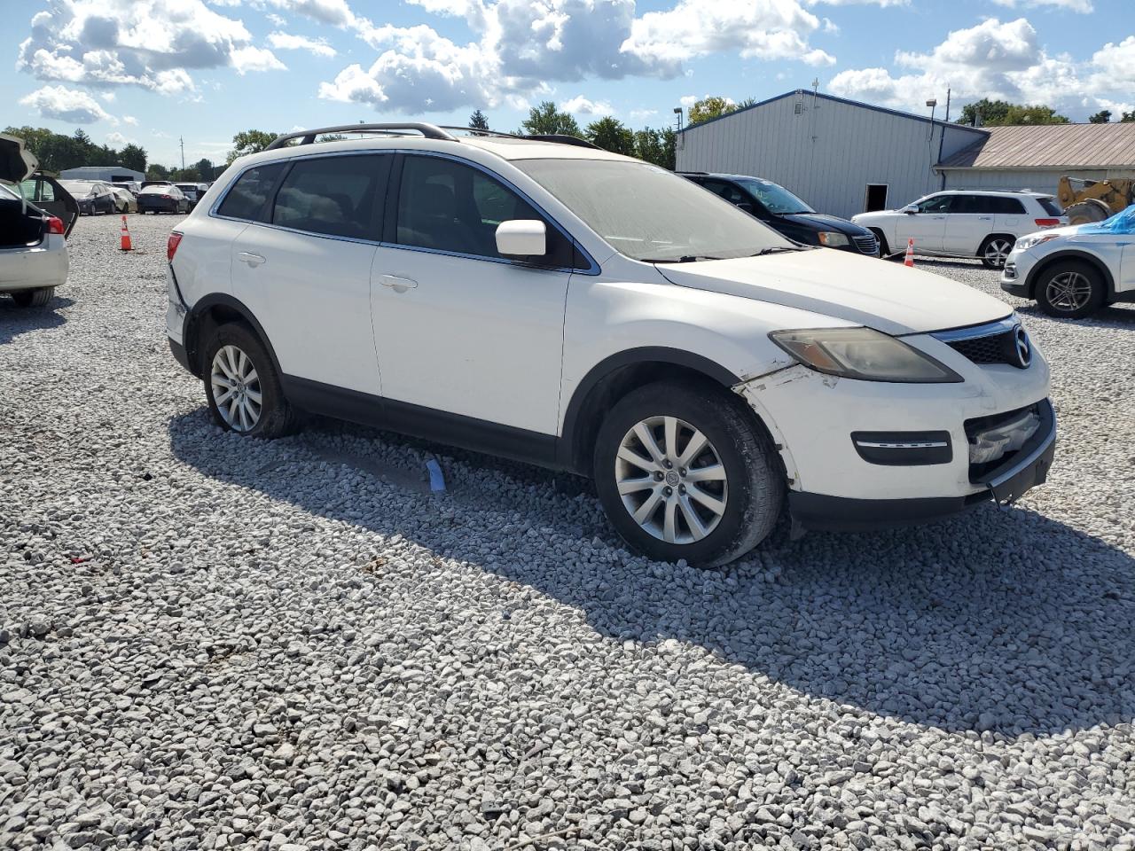 2008 Mazda Cx-9 White vin: JM3TB38AX80149766