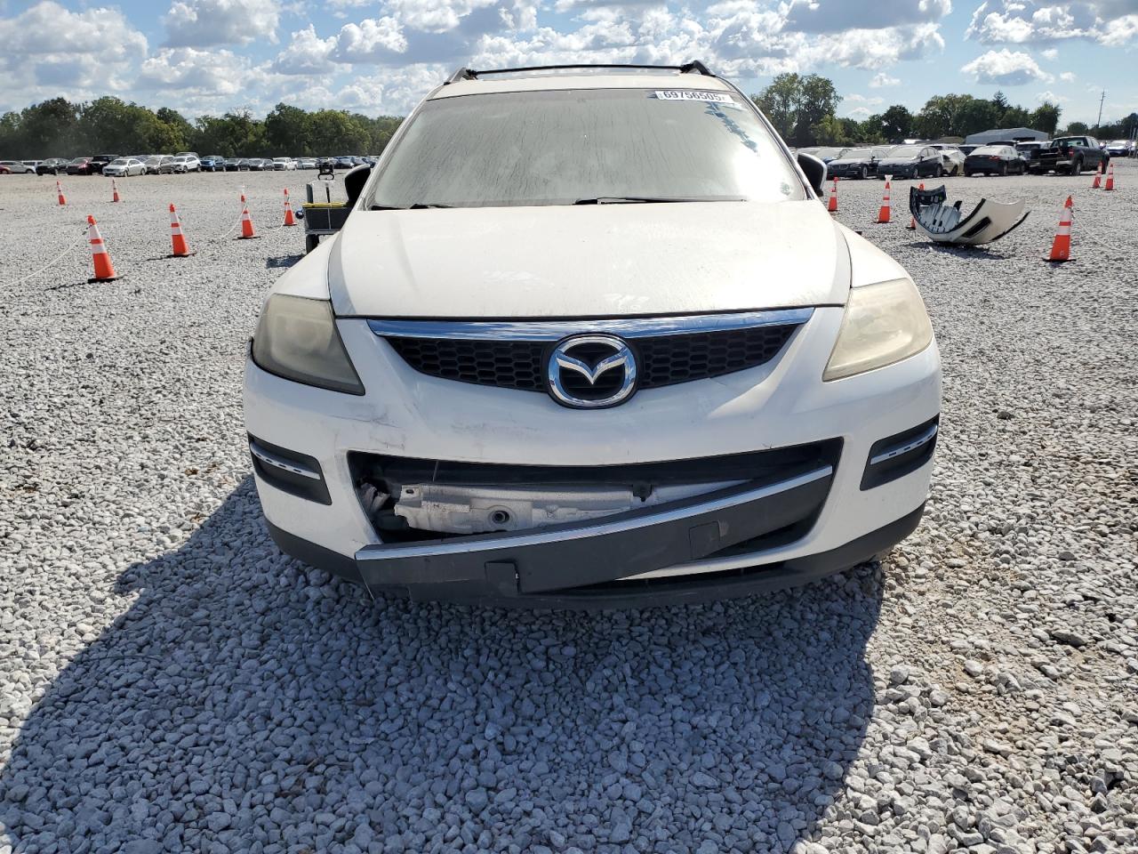 2008 Mazda Cx-9 White vin: JM3TB38AX80149766