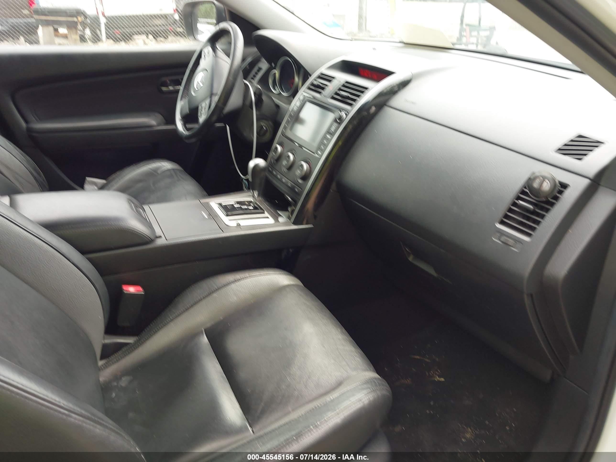 2007 Mazda Cx-9 Touring White vin: JM3TB38C370104605