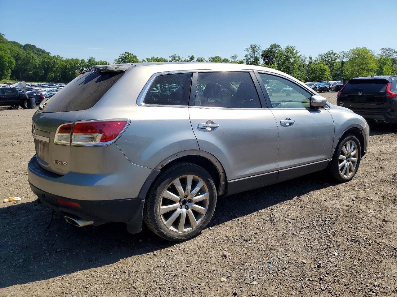 2007 Mazda Cx-9 Silver vin: JM3TB38C670104548