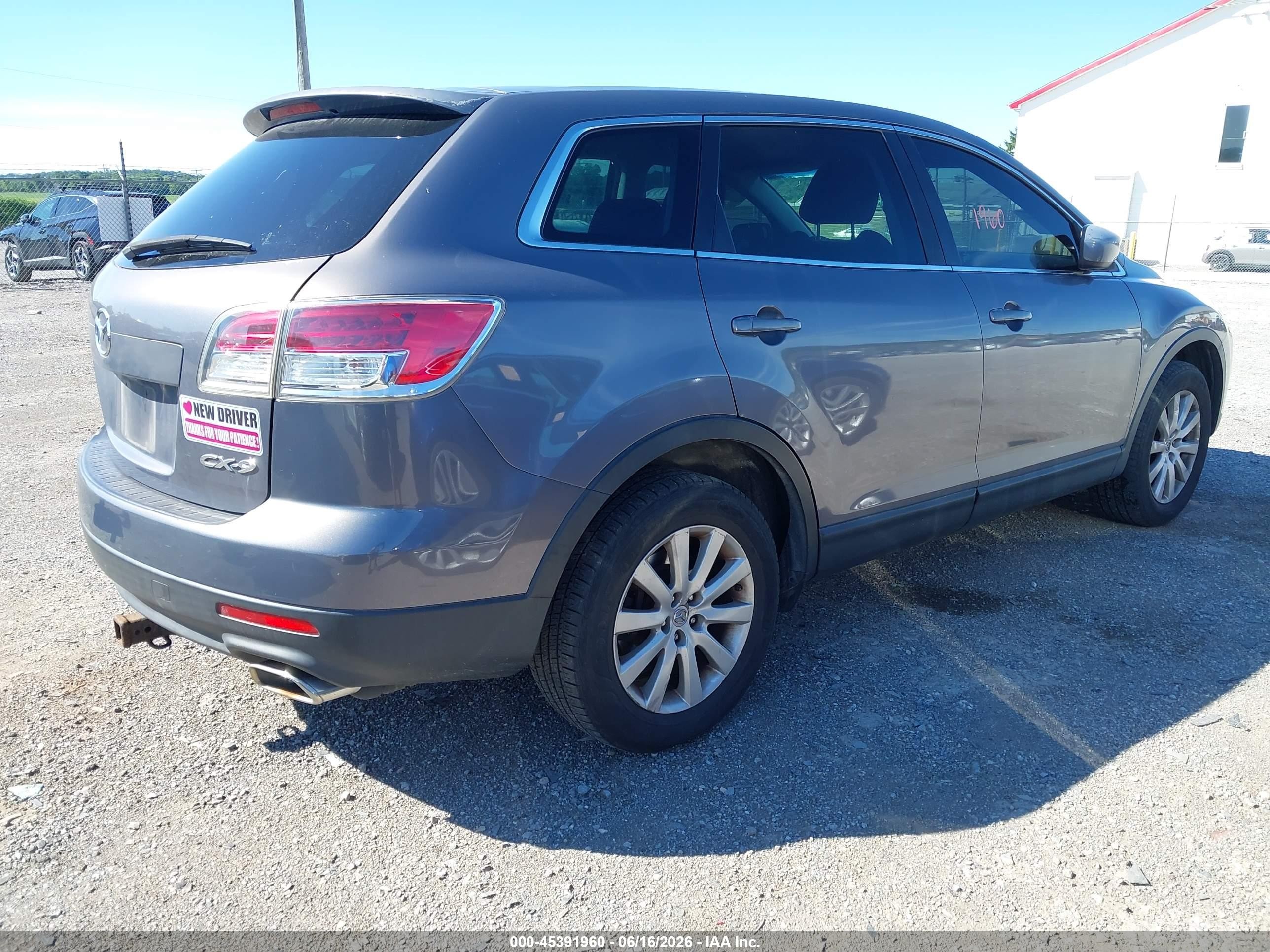 2007 Mazda Cx-9 Sport Light Blue vin: JM3TB38C870110352