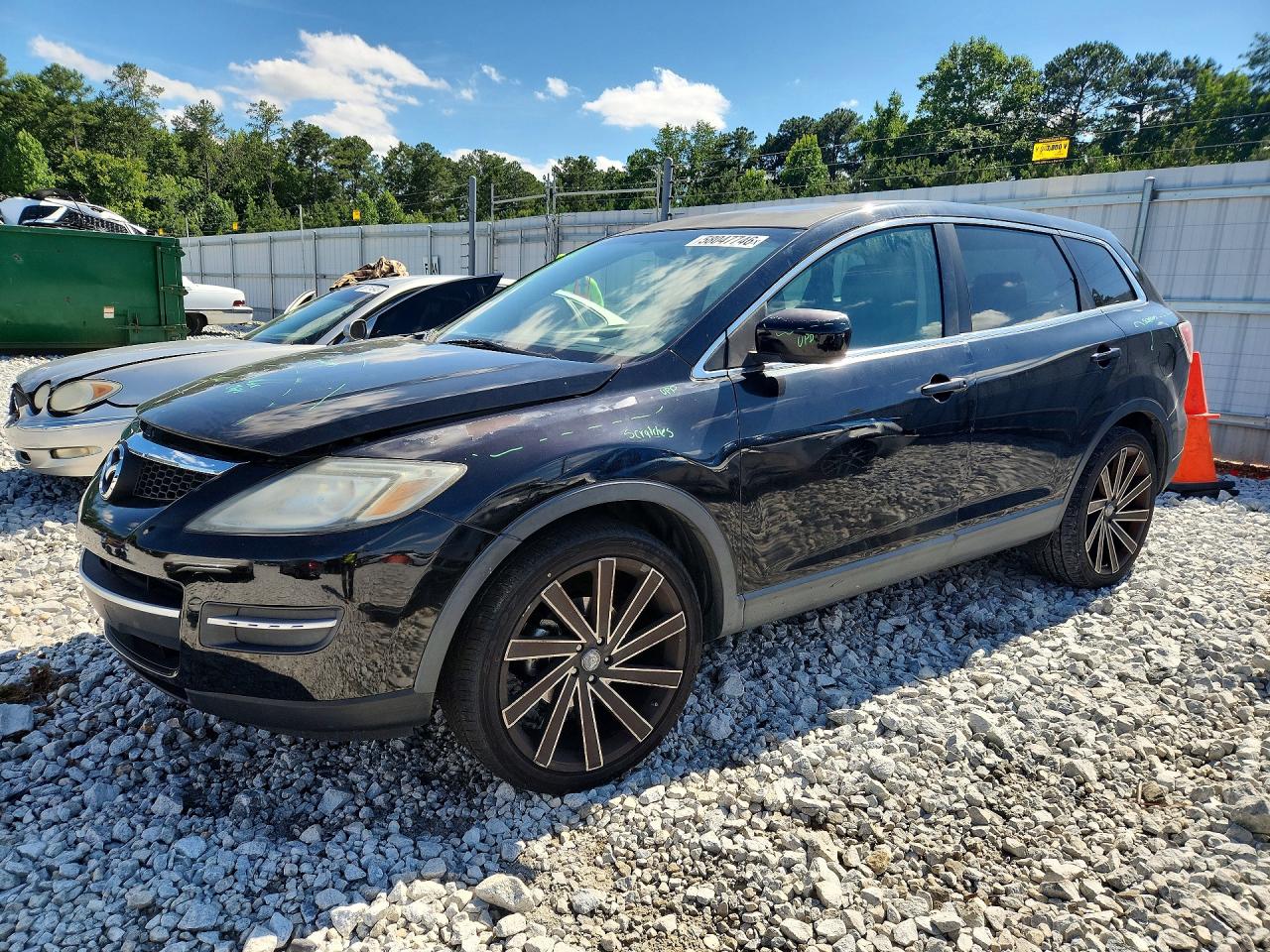 2008 Mazda Cx-9 Black vin: JM3TB38V180133040