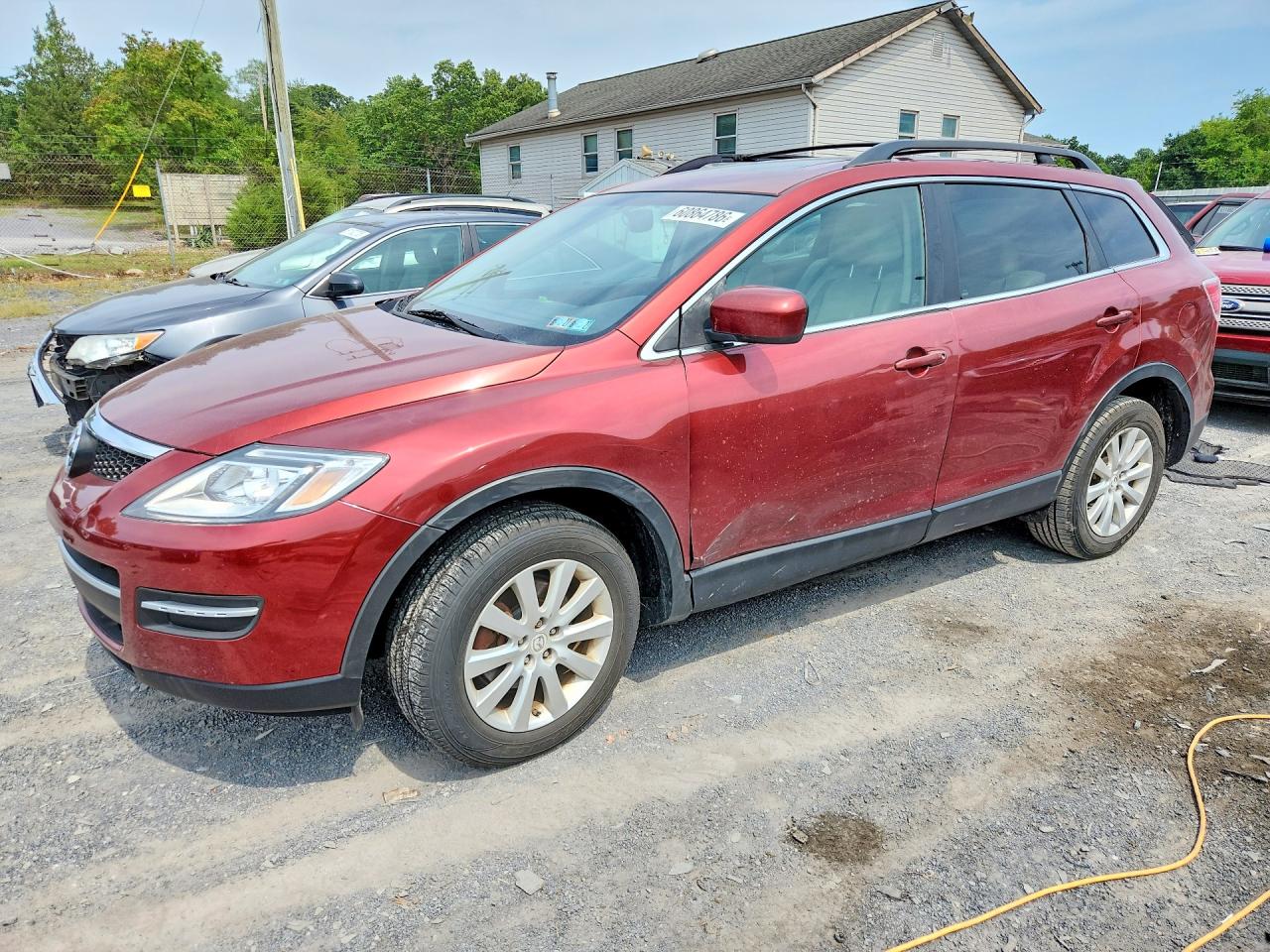 2008 Mazda Cx-9 Red vin: JM3TB38V180143597