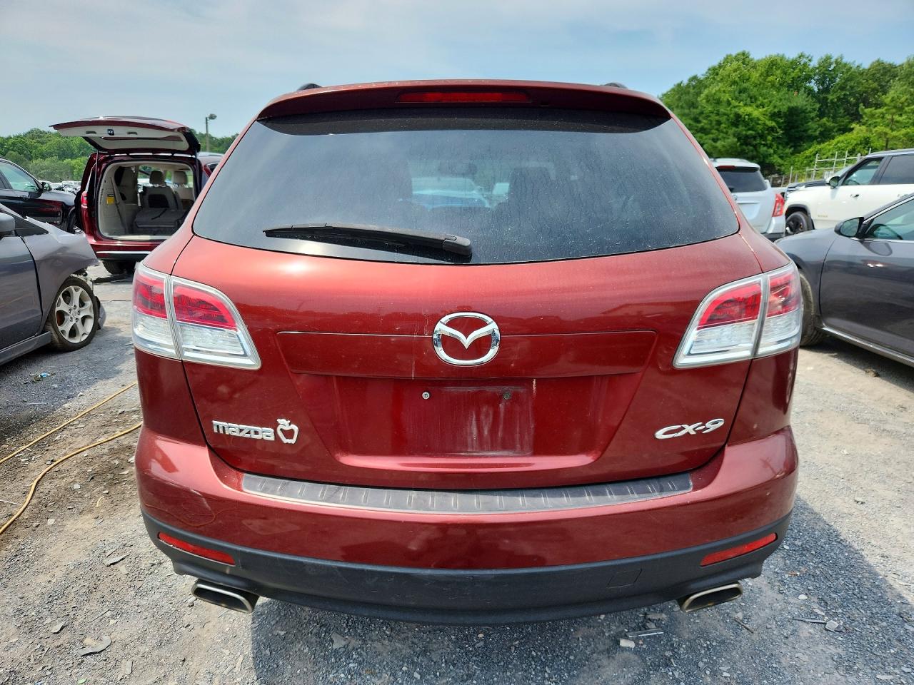 2008 Mazda Cx-9 Red vin: JM3TB38V180143597