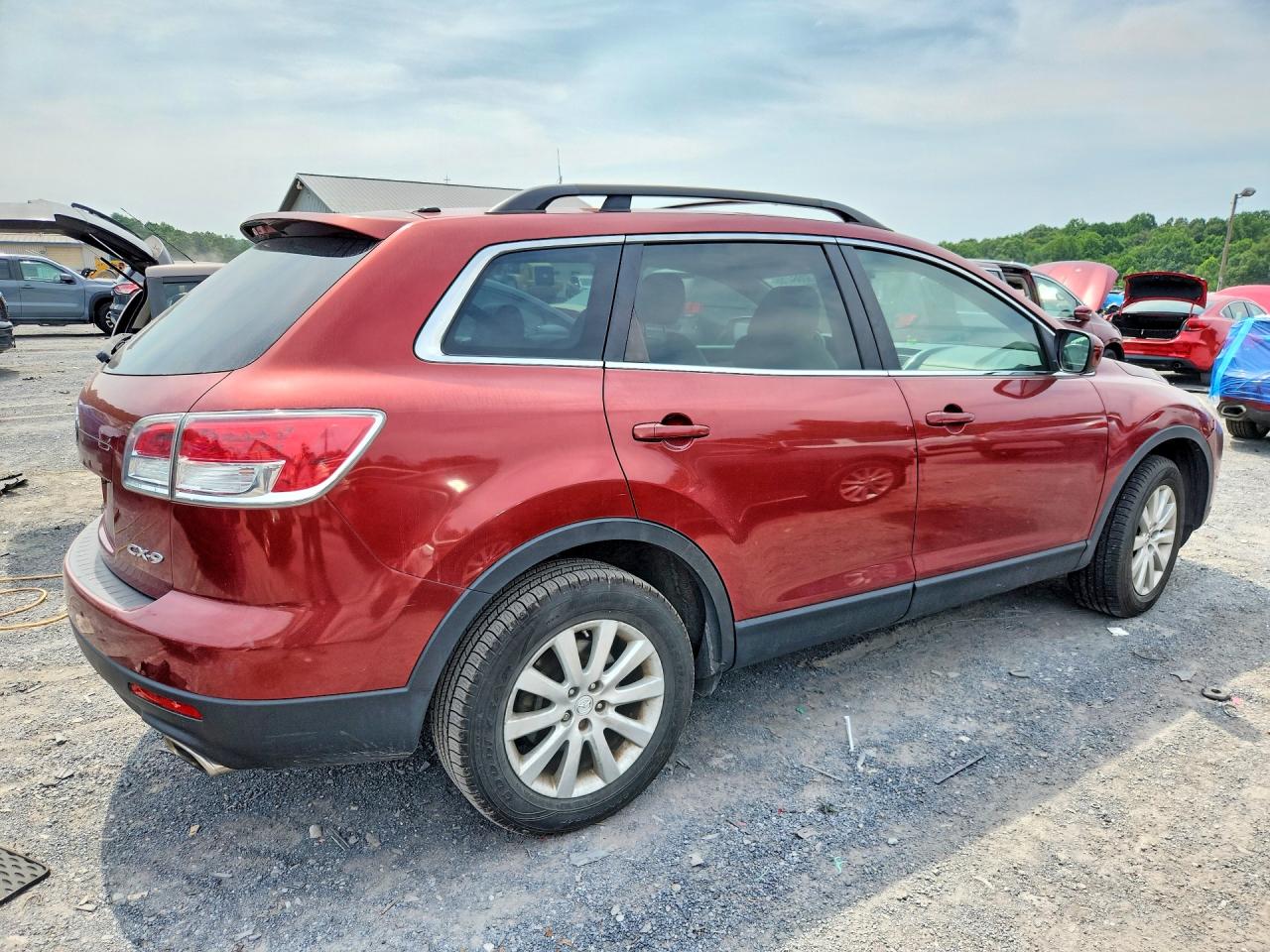 2008 Mazda Cx-9 Red vin: JM3TB38V180143597
