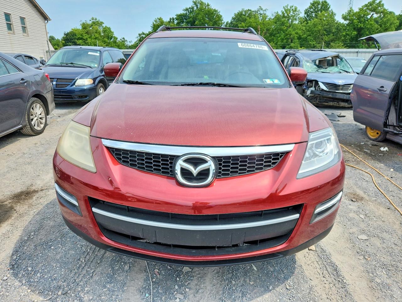 2008 Mazda Cx-9 Red vin: JM3TB38V180143597