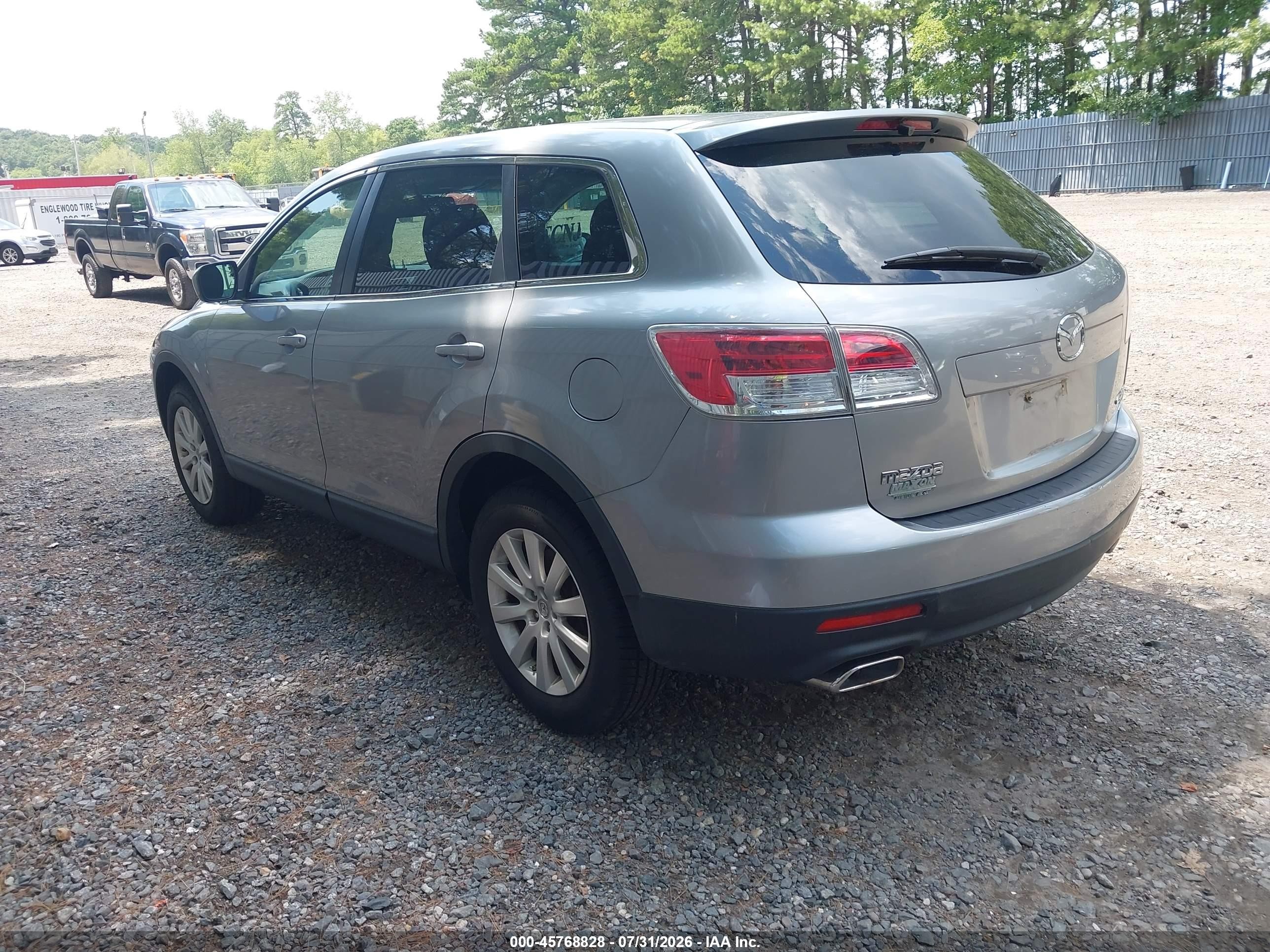 2009 Mazda Cx-9 Sport Silver vin: JM3TB38V190176228
