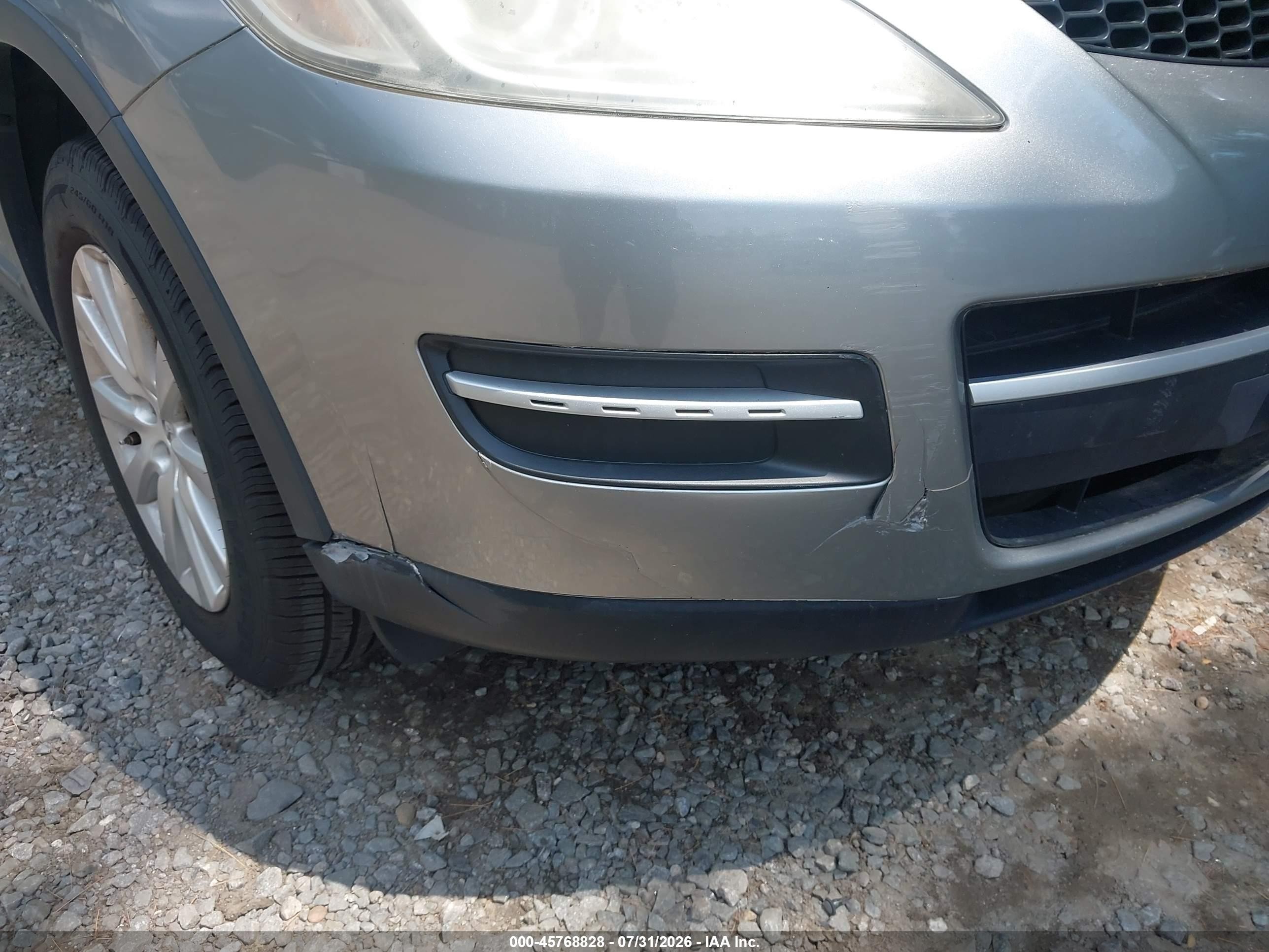 2009 Mazda Cx-9 Sport Silver vin: JM3TB38V190176228