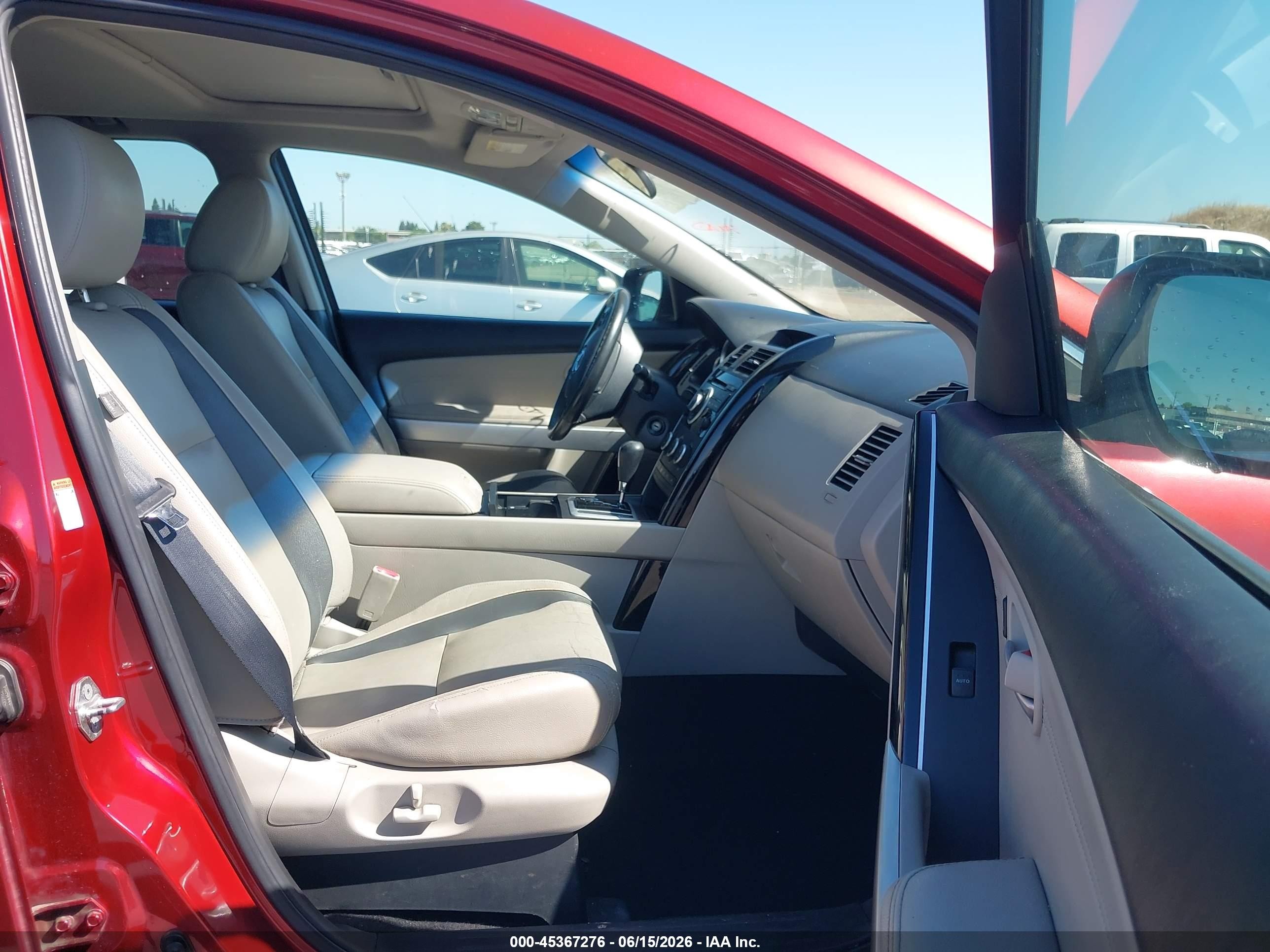 2008 Mazda Cx-9 Touring Red vin: JM3TB38V280143785
