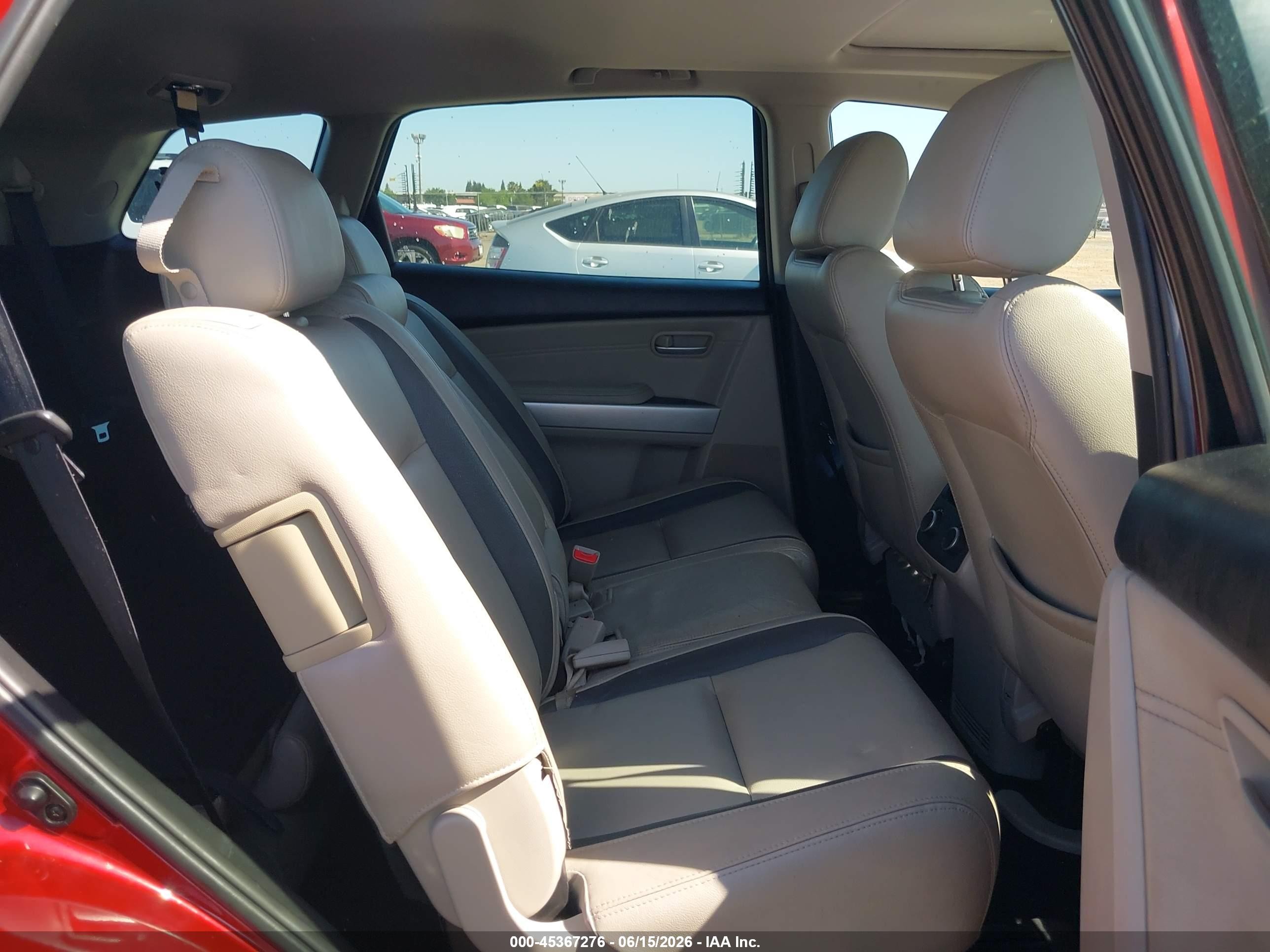 2008 Mazda Cx-9 Touring Red vin: JM3TB38V280143785