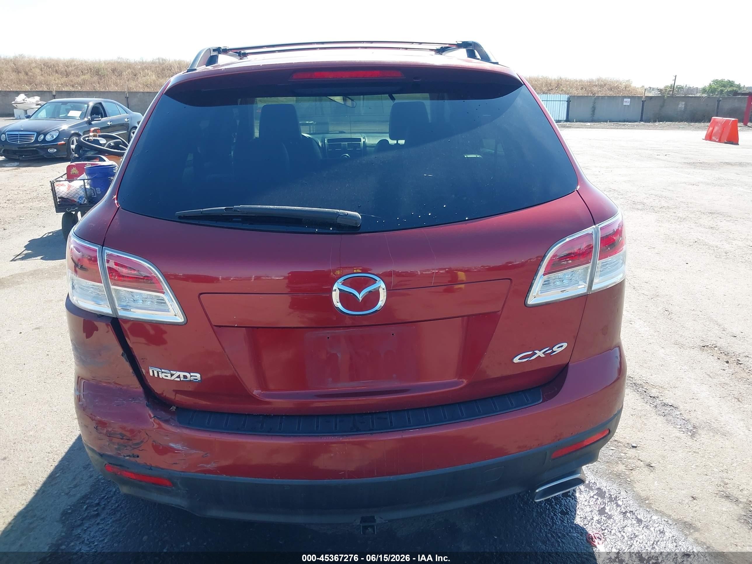 2008 Mazda Cx-9 Touring Red vin: JM3TB38V280143785