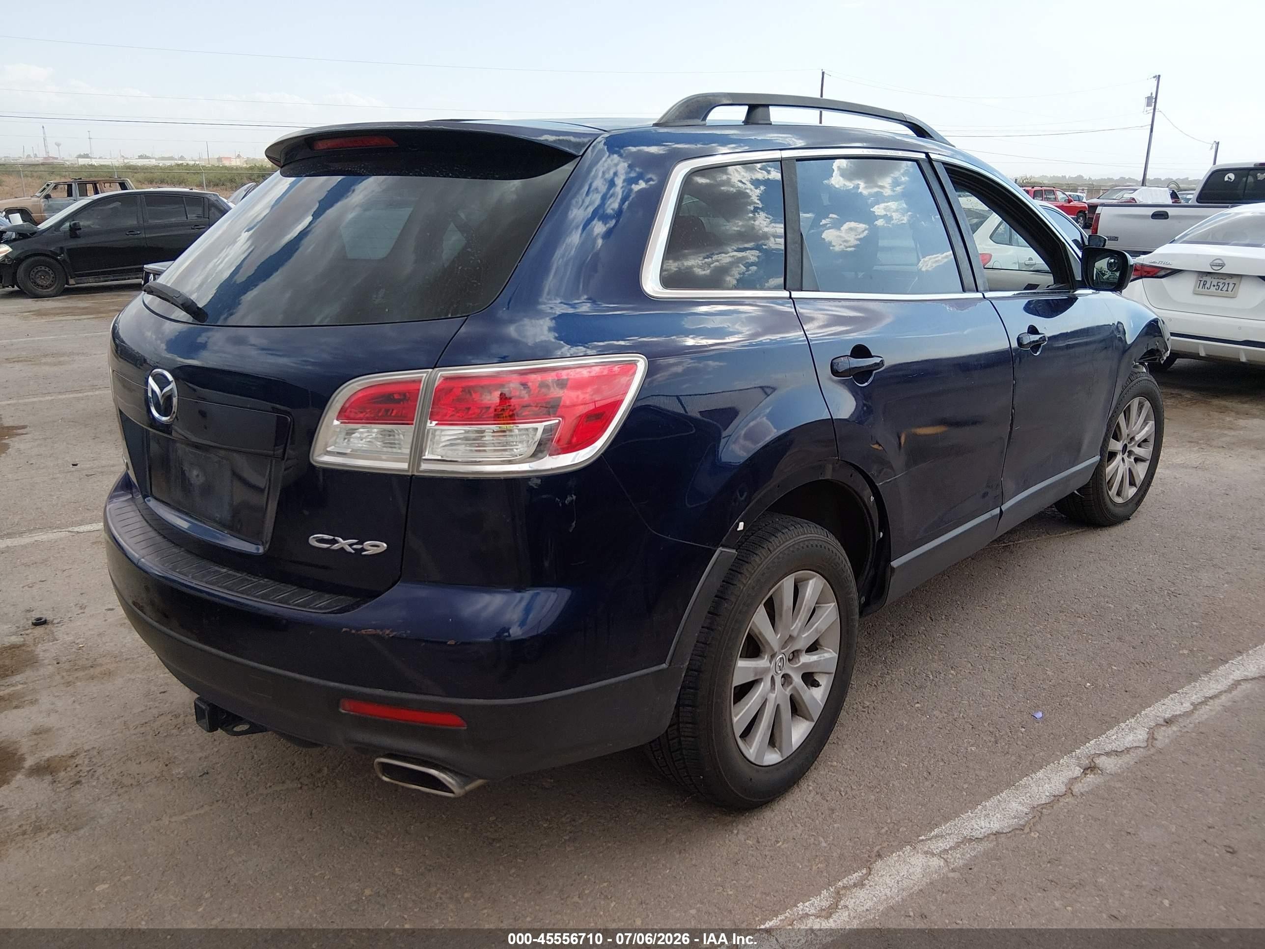 2008 Mazda Cx-9 Sport Dark Blue vin: JM3TB38V280146329